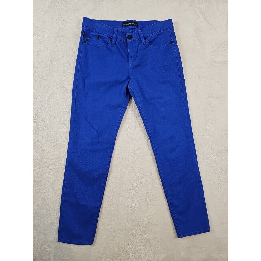 Rock Republic Womens Size 8 M Hamburg Royal Blue Jeans Skinny #R210103